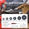 VEVOR Circular Saw Blade Sharpener, 370W 3600RPM Rotary Angle Mill Grinder, Saw Blade Grinding Sharpening Machine with 6 Saw Centerings
