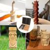 A set of 6 wooden chisel tools. Advanced woodworking carving tools. An important supplement to your toolkit. Professional qualities of carpenters. Dur