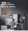 PSZXS6mimi   Electric / air pressure variable extraction espresso machine multi-boiler press rod coffee machine manual pull rod coffee