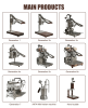 PSZXS5S Electric / pressure variable extraction Epresso machine manual pull bar coffee heating pressure extraction coffee hammer 58mm