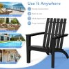 Outdoor Durable Patio Acacia Wood Adirondack Lounge Armchair
